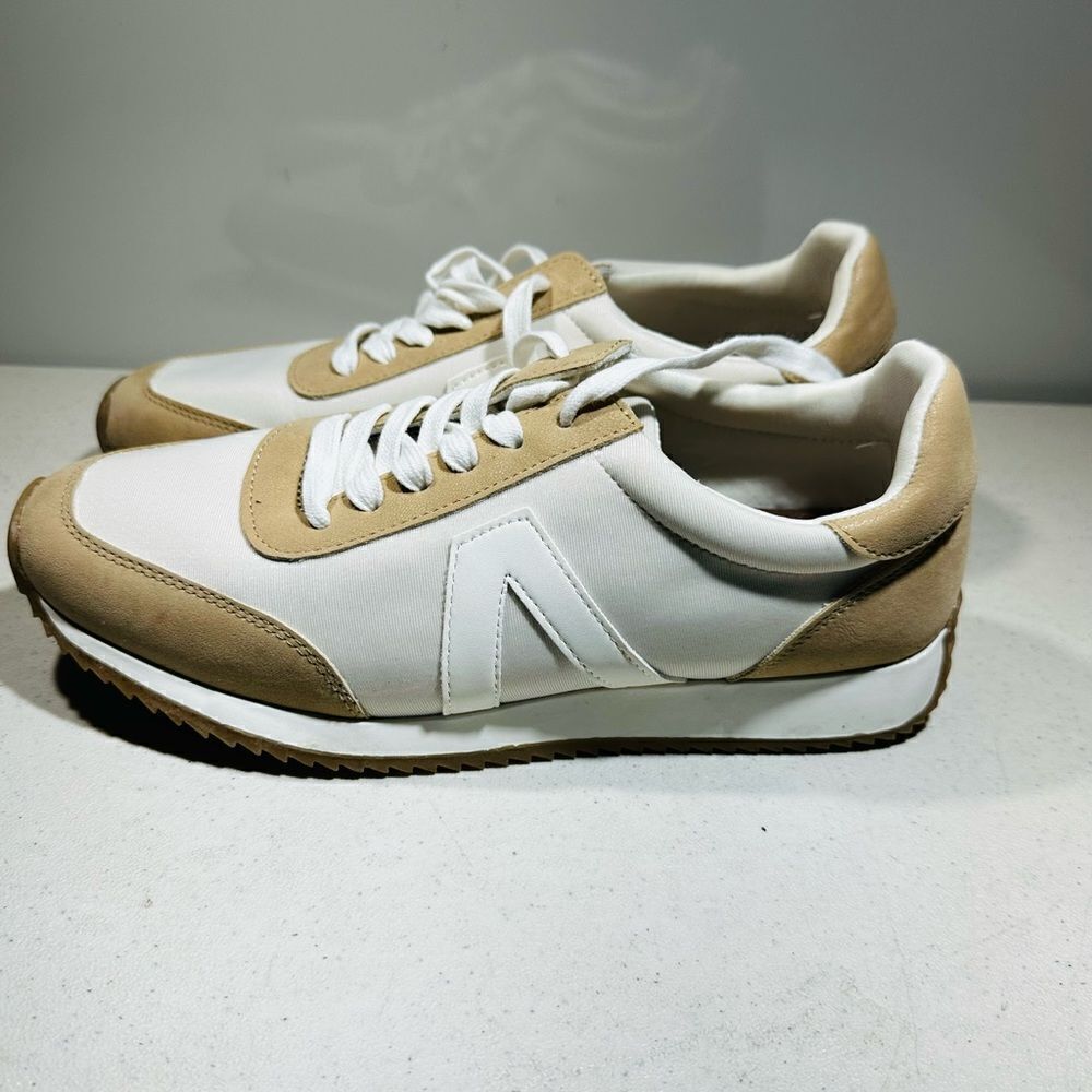 MIA Women's Cream and White Trainers 9 - Picture 4 of 8